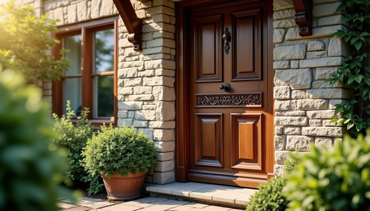 Astuces efficaces pour isoler une porte d'entrée en bois ancienne sans la changer