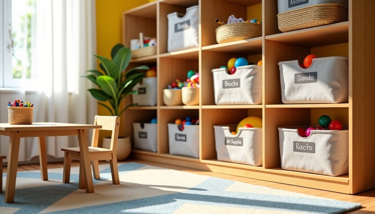 Conseils pratiques pour organiser efficacement les jouets dans chaque pièce de la maison