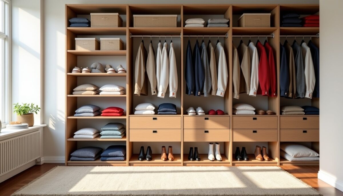 Stockage des vêtements : Astuces ingénieuses pour maximiser l’espace et garder vos habits impeccables
